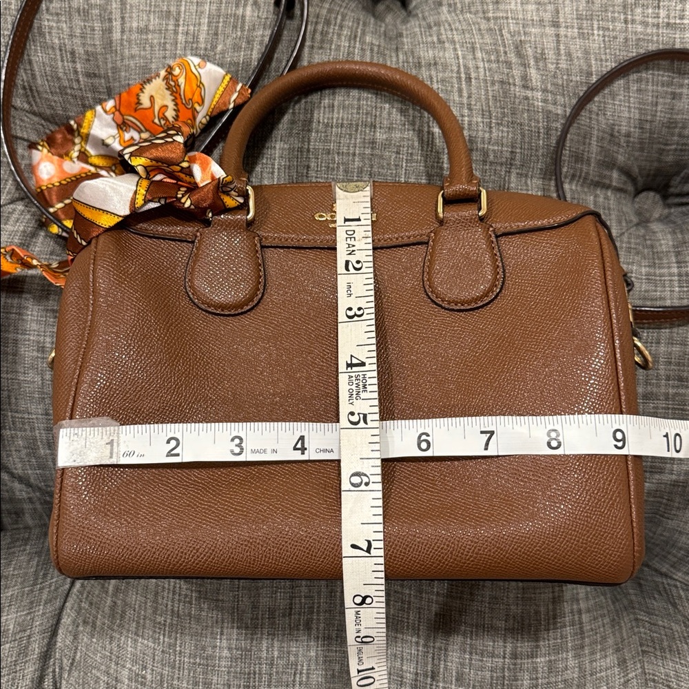 Coach Bennett Satchel with Vibrant Scarf - Picture 16 of 16